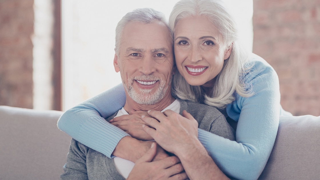 Older Couple Smiling